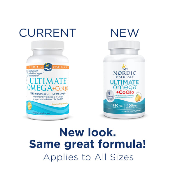 Nordic Naturals Ultimate Omega +CoQ10 Lemon 60softgels