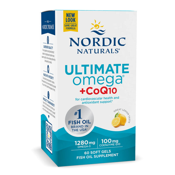 Nordic Naturals Ultimate Omega +CoQ10 Lemon 60softgels