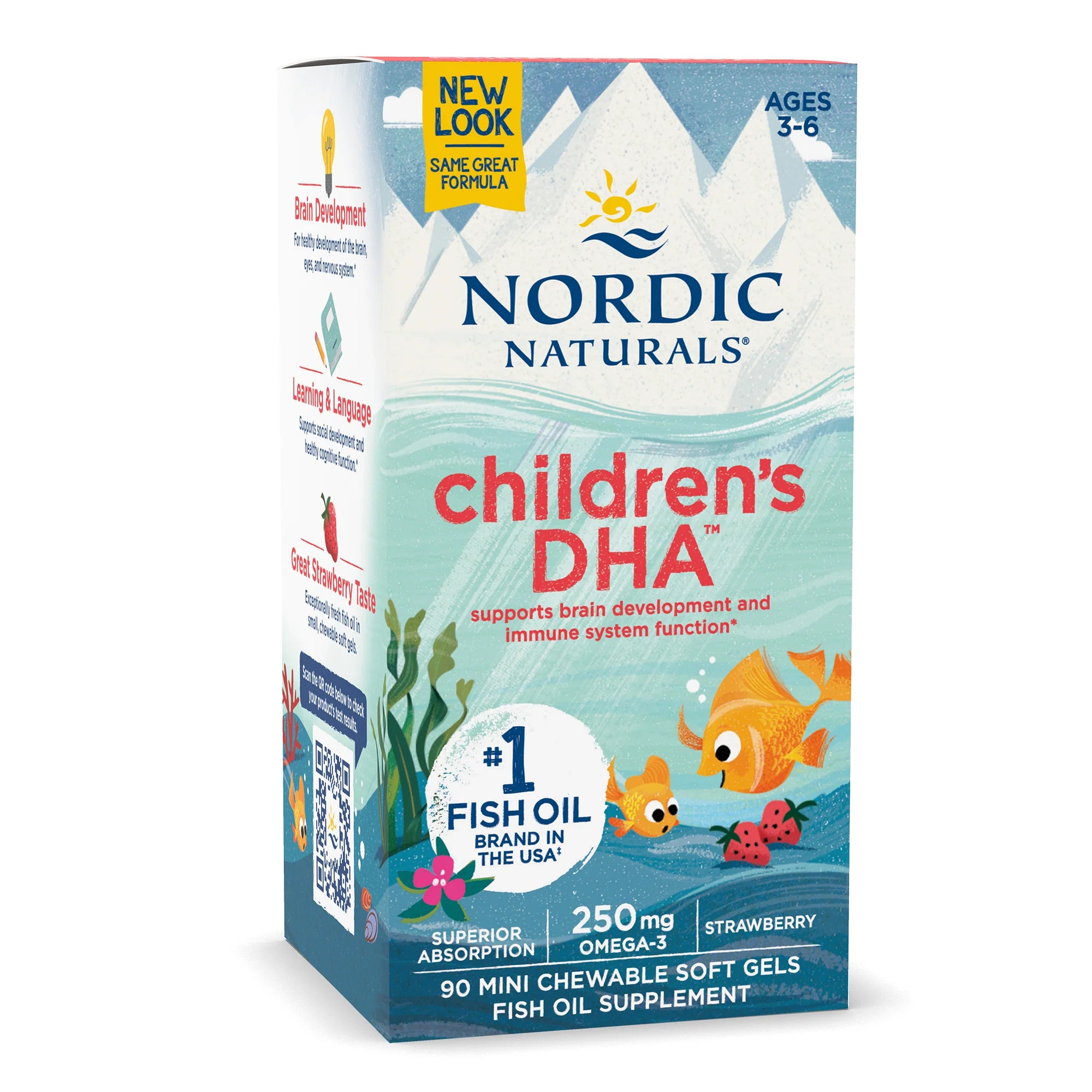 Nordic Naturals Children's DHA Strawberry 90softgels