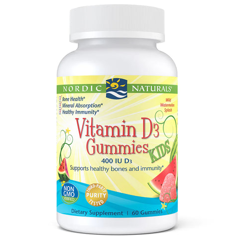 Nordic Naturals Vitamin D3 Gummies KIDS Watermelon 60gummies