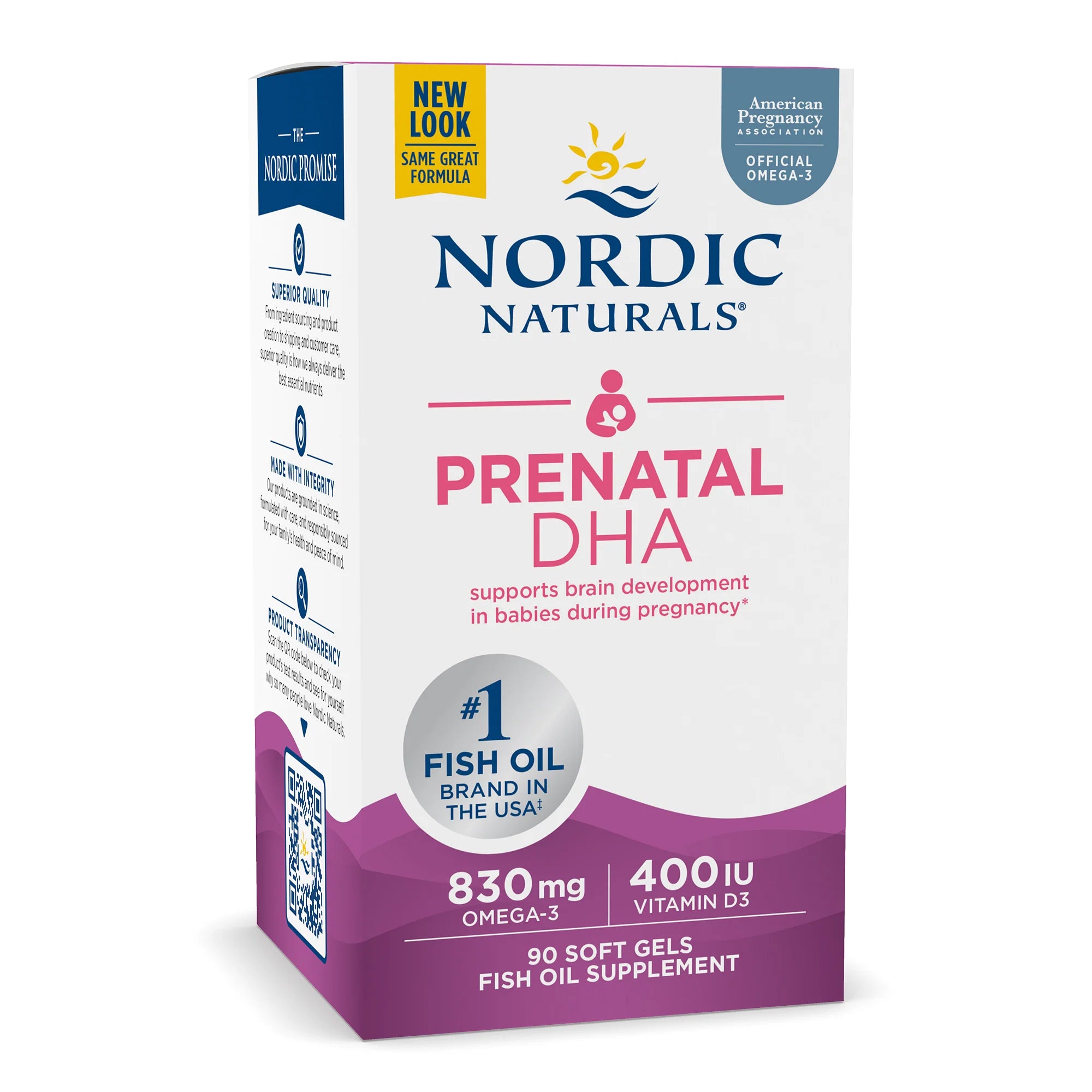 Nordic Naturals Prenatal DHA Unflavoured 90softgels