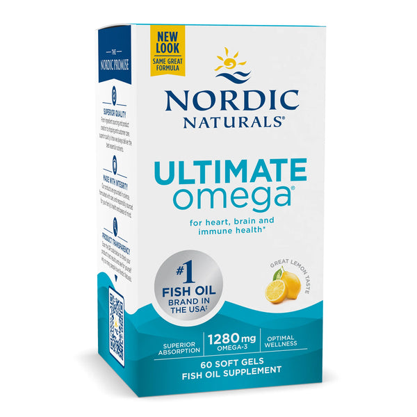 Nordic Naturals Ultimate Omega Lemon 60softgels