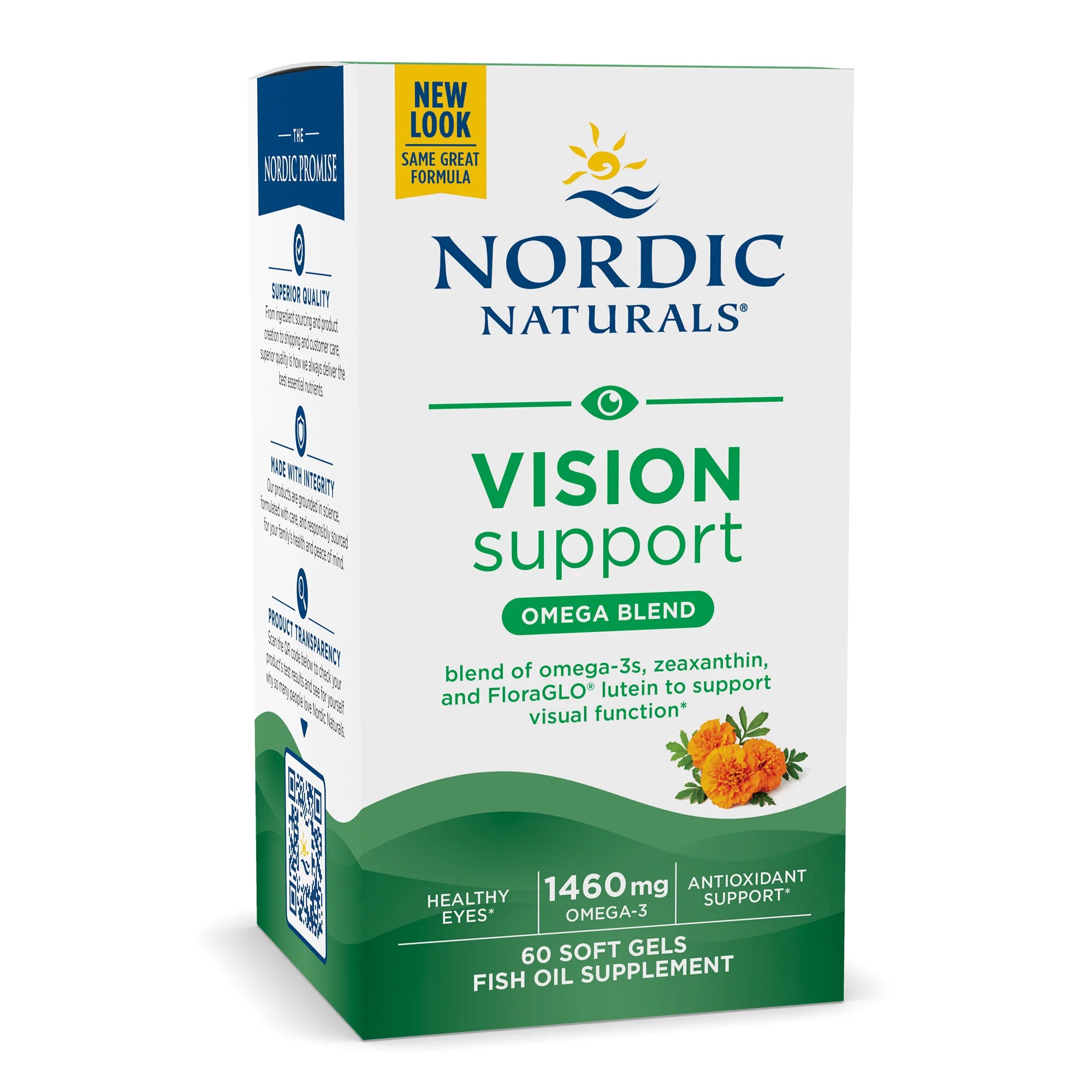 Nordic Naturals Vision Support Unflavoured 60softgels