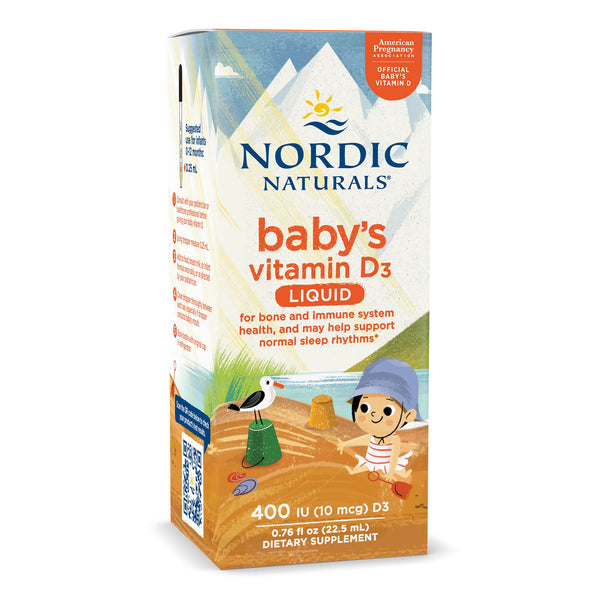 Nordic Naturals Baby's Vitamin D3 Liquid Unflavoured 22ml