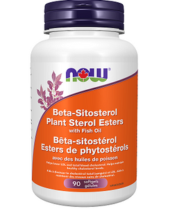Now Beta-Sitosterol Plant Sterol Esters with Fish Oil 90sgels