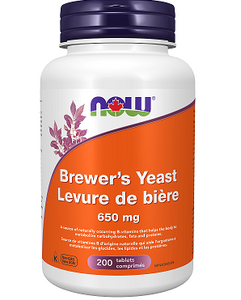 Now Brewer’s Yeast 650 mg 200tabs