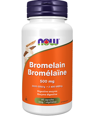 Now Bromelain 500 mg 60vcaps