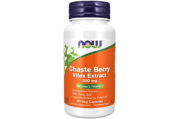 Now Chaste Berry Vitex Extract 300 mg 90Veg Capsules