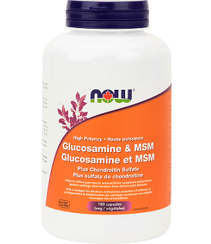 Now Glucosamine & MSM Plus Chondroitin 60vcaps