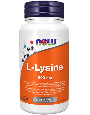 Now L-Lysine 500 mg 100tabs