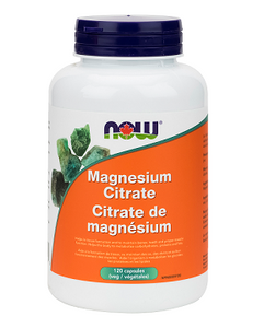 Now Magnesium Citrate 120vcaps