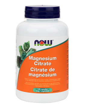 Now Magnesium Citrate 120vcaps
