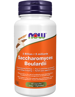 Now Saccharomyces Boulardii 5 Billion 60vcaps