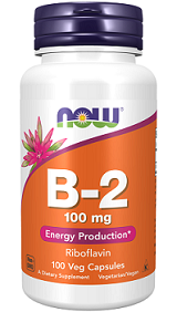Now Vitamin B-2 100 mg 100vcaps