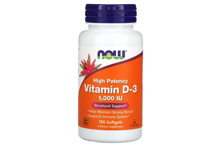 Now Vitamin D-3 1000 IU 180Softgels