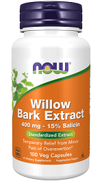 Now Willow Bark Extract 400 mg 100vcaps