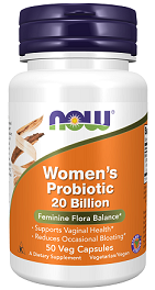Now Women's Probiotic 20 Billion 50vcaps