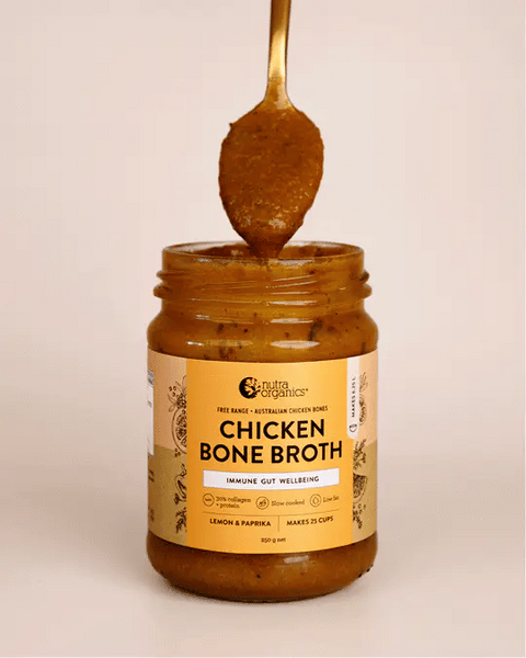 Nutra Organics Chicken Bone Broth Concentrate Lemon & Paprika 250gm - 20% off