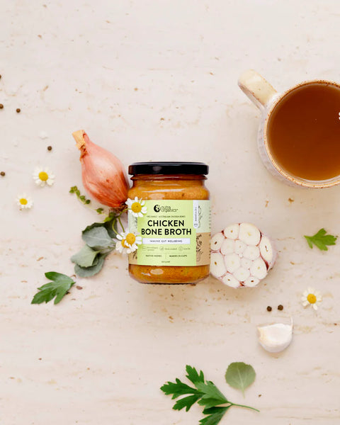 Nutra Organics Chicken Bone Broth Concentrate Native Herbs 250gm - 20% off