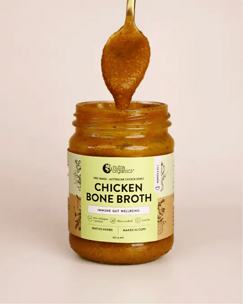 Nutra Organics Chicken Bone Broth Concentrate Native Herbs 250gm - 20% off