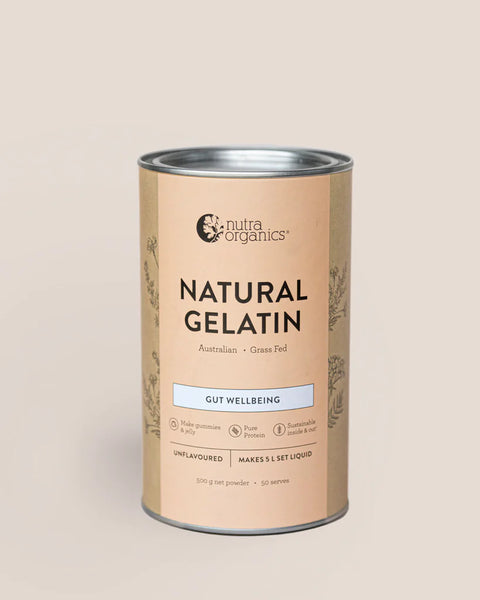 Nutra Organics Natural Gelatin 500gm