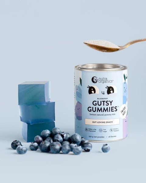 Nutra Organics Gutsy Gummies Blueberry 150gm