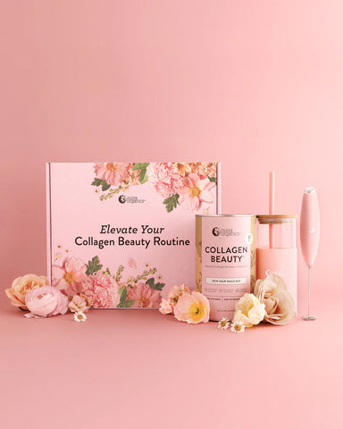 Nutra Organics Elevate Your Collagen Beauty Routine Let's Glow Collagen Gift Box