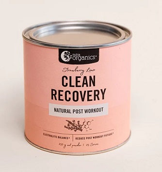 Nutra Organics Clean Recovery Strawberry Lime 250gm