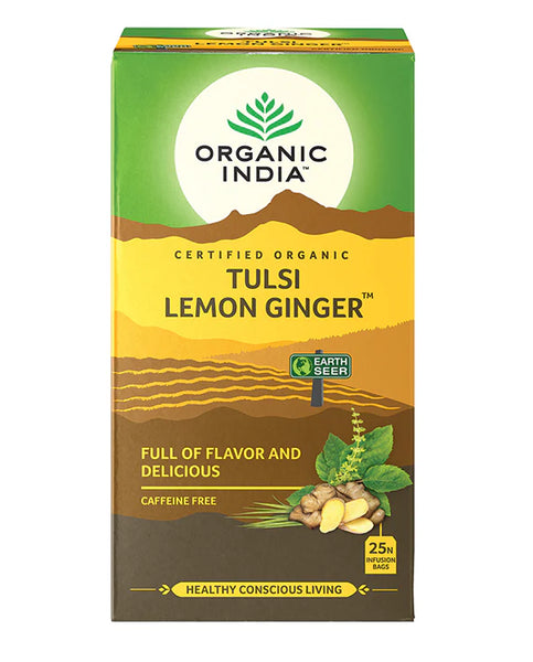 Organic India Tulsi Lemon Ginger 25tbags - 10% off