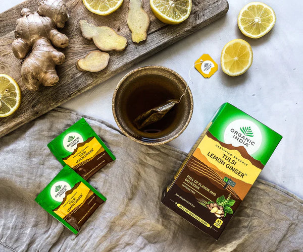 Organic India Tulsi Lemon Ginger 25tbags
