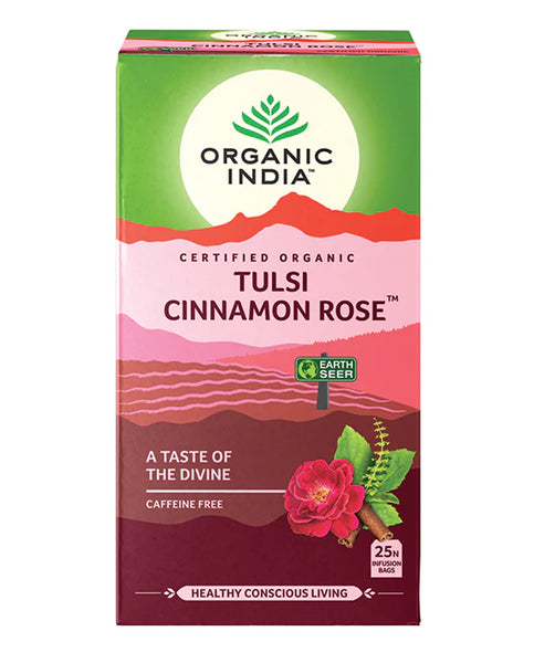 Organic India Tulsi Cinnamon Rose 25tbags - 10% off