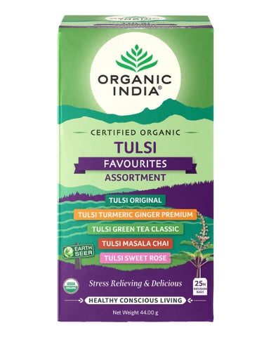 Organic India Tulsi Favourites Collection 25tbags - 10% off