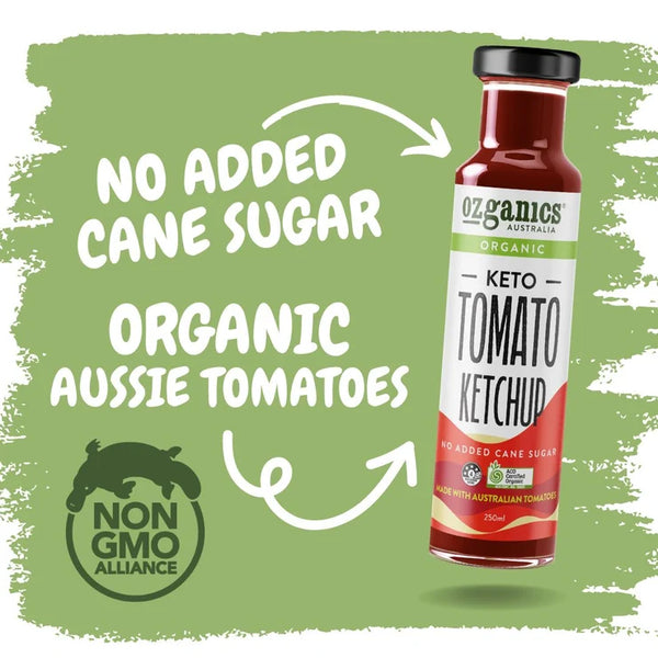 Ozganics Keto Tomato Ketchup 250ml