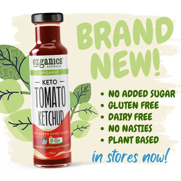 Ozganics Keto Tomato Ketchup 250ml