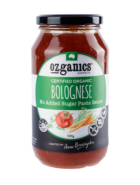 Ozganics Bolognese Sauce 500gm