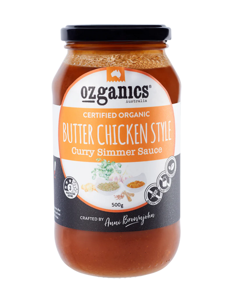 Ozganics Butter Chicken Style Curry Sauce 500gm