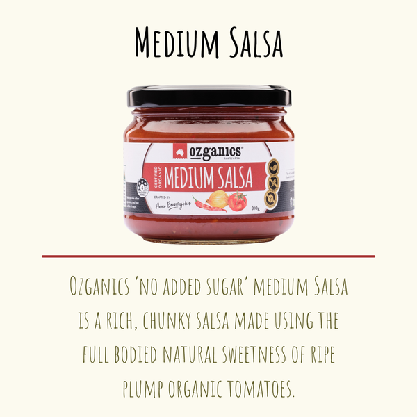 Ozganics Salsa Medium 310gm