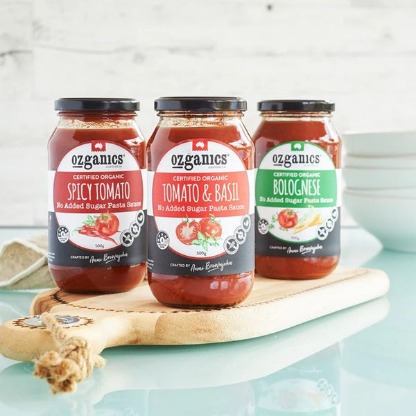 Ozganics Spicy Pasta Sauce 500gm