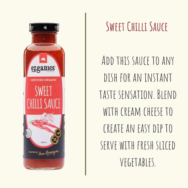 Ozganics Sweet Chilli Sauce 250ml