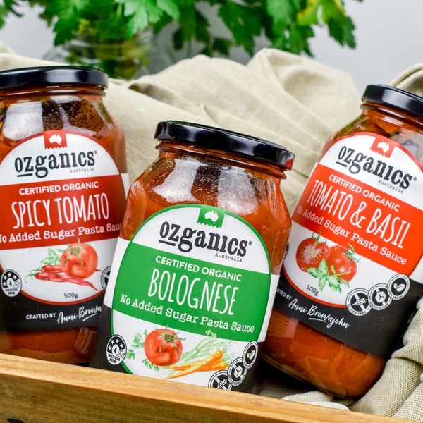 Ozganics Tomato & Basil Sauce 500gm