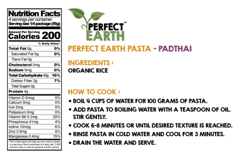 Perfect Earth Organic Pad Thai Rice Pasta