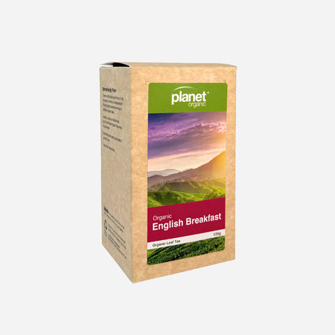 Planet Organic English Breakfast Loose Leaf Tea 125g