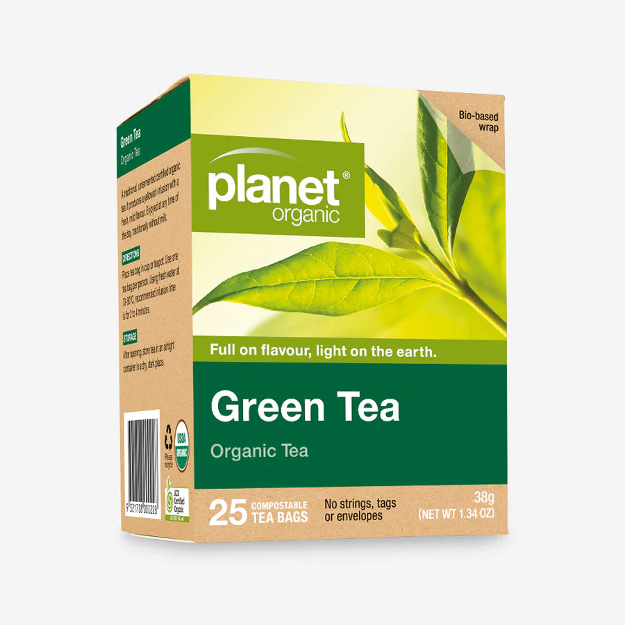 Planet Organic Green Tea 25tbags