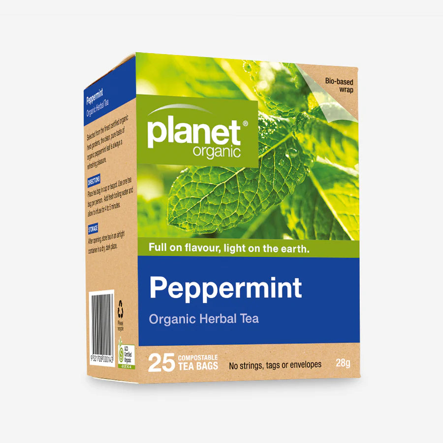 Planet Organic Peppermint Tea 25tbags
