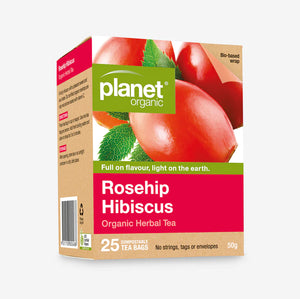 Planet Organic Rosehip Hibiscus Tea 25tbags
