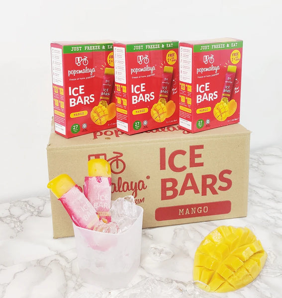 Pops Malaya Ice Bars Mango 6x bars 270ml