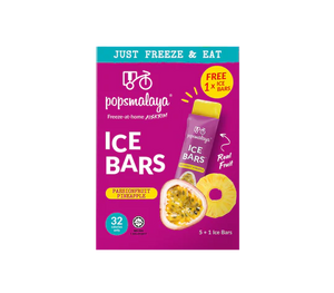 Pops Malaya Ice Bars Passionfruit Pineapple 6x bars 270ml