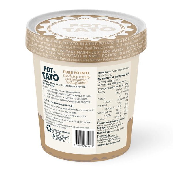 POT-TATO Pure Potato Mash 50g - Special 15% Off