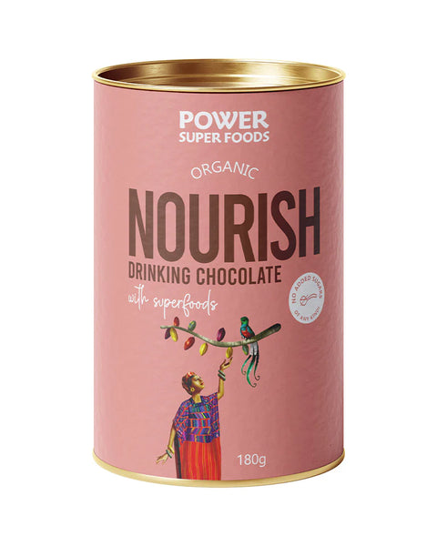 Power Superfoods Nourish Drinking Chocolate - Certified Organic 180gm