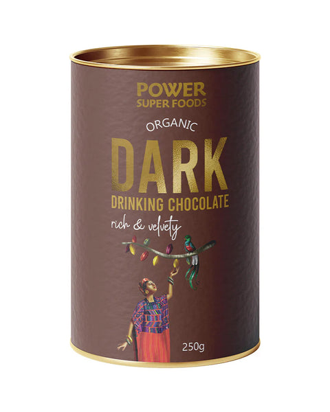Power Superfoods Dark Drinking Chocolate - Certified Organic 250gm